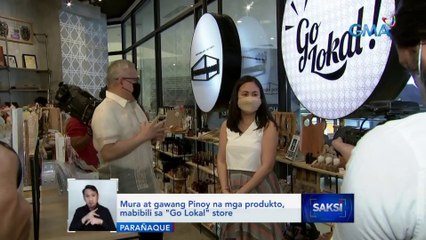 Mura at gawang Pinoy na mga produkto, mabibili sa "Go Lokal" store | Saksi