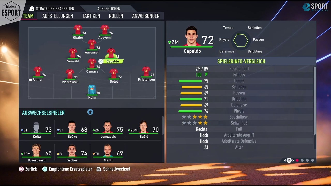 FIFA 22: Salzburger Powerfußball am Controller