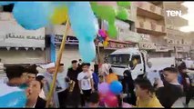 سيناء الامن والامان..بلالين في الشوارع والالاف في الساحات لأداء صلاة عيد الفطر المبارك في قلب العريش