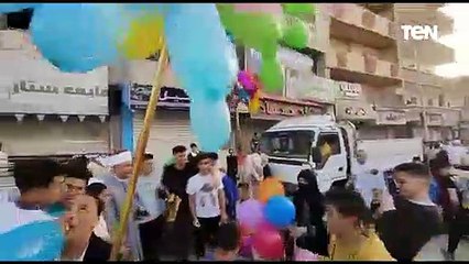 سيناء الامن والامان..بلالين في الشوارع والالاف في الساحات لأداء صلاة عيد الفطر المبارك في قلب العريش