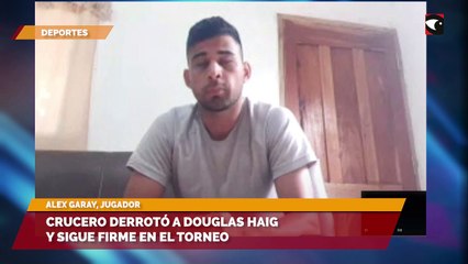 Crucero derrotó a Douglas Haig y sigue firme en el torneo