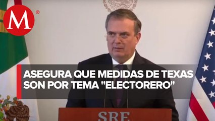 Ebrard acusa a Greg Abbott de "extorsión" contra gobernadores de México por revisiones en frontera