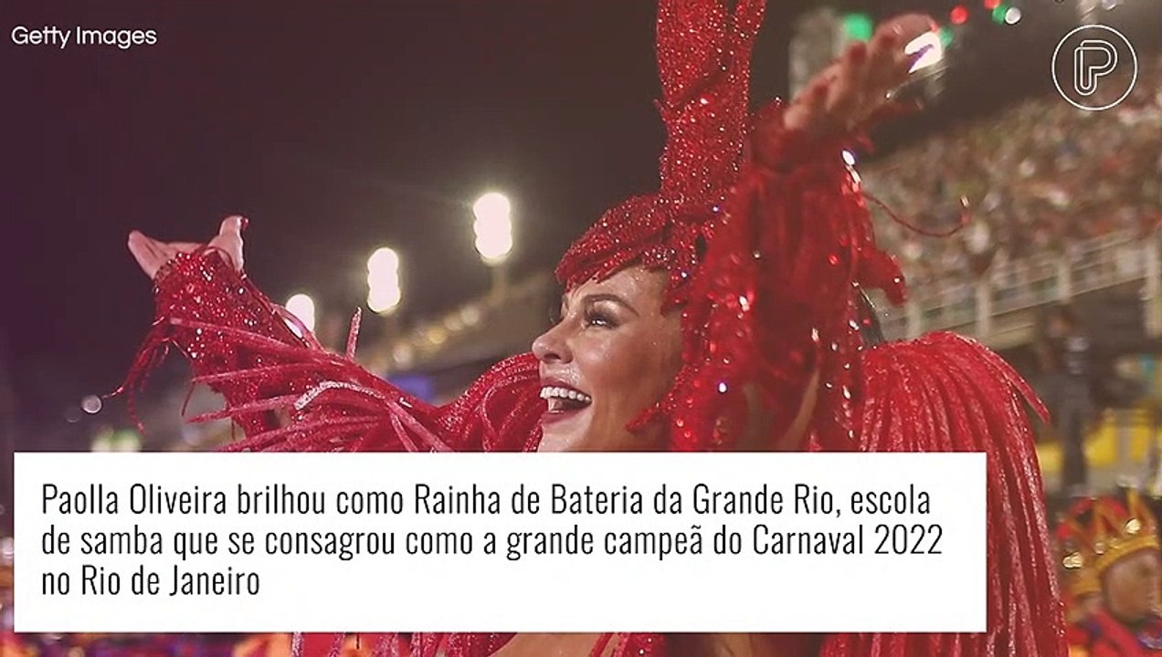 Paolla Oliveira fora da Grande Rio? Entenda 'regra' que poderia destronar a Rainha de Bateria!