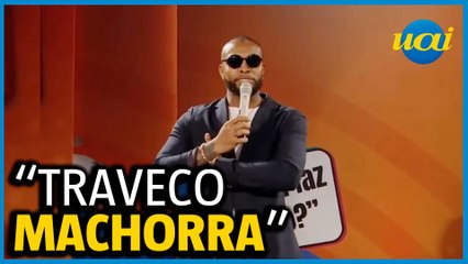 Nego Di faz stand-up com falas transfóbicas direcionadas a Linn da Quebrada