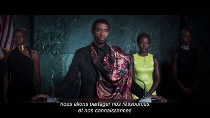 Black Panther (2018) - Scène post-crédits "T'Challa speak before United Nations" (VOST)