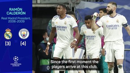 Madrid 'are never dead' in the Champions League - Calderon