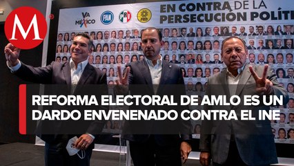 Va por México presentará contrapropuesta de reforma electoral