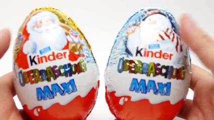Kinder Surprise Mini Mix unboxing with Candy and Toys