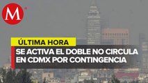 Activan fase 1 de contingencia ambiental en Valle de México; habrá doble Hoy No Circula