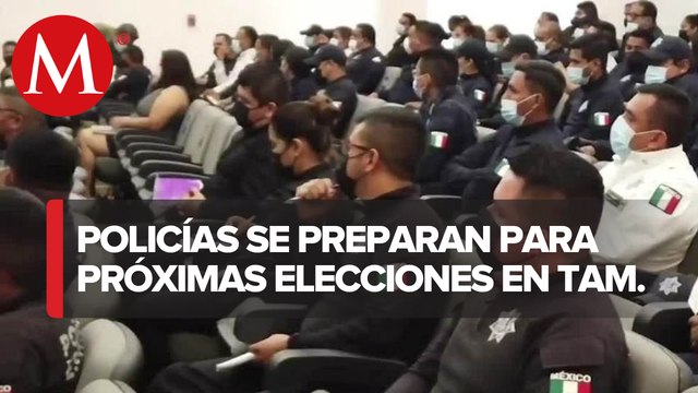 Capacitan a 500 policías de Tamaulipas en delitos electorales