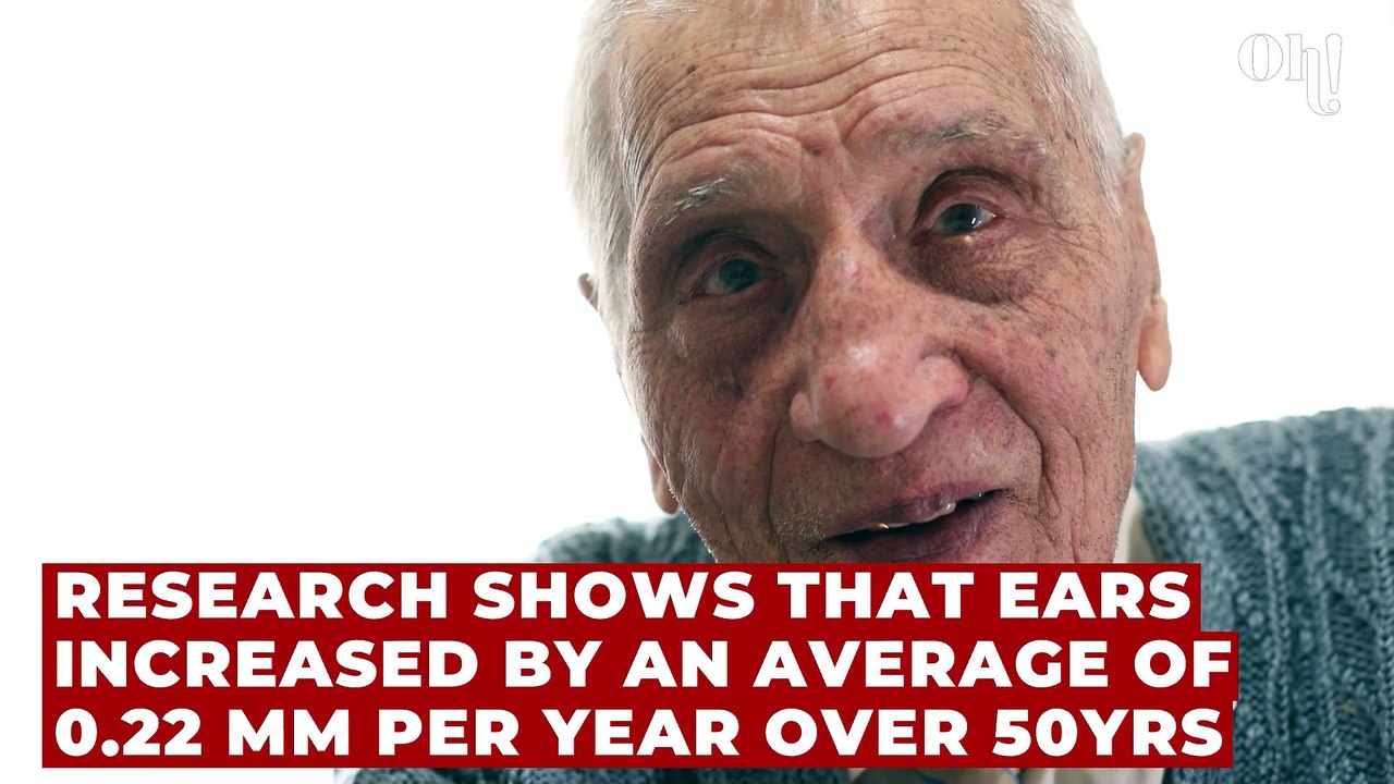 Big ears and nose: Study shows they do grow larger with age