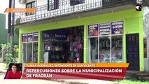 Repercusiones sobre la municipalización de Fracrán