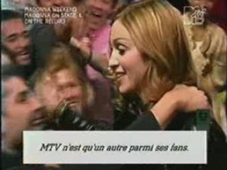 Madonna on MTV restrospective