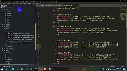 #2 Creating User And Admin Login System _ Laravel Ecommerce Project Tutorial For Beginners
