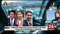 Perú Libre: habrían ofrecido 50 mil soles a testigo que acusa a Vladimir Cerrón de terrorismo