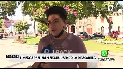 Ciudadanos continúan usando mascarilla en espacios abiertos pese a que ahora es opcional