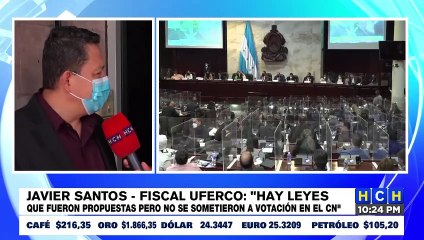 Fiscal Javier Santos: "Las denuncias que presenta el CNA son asignadas a otras fiscalías"