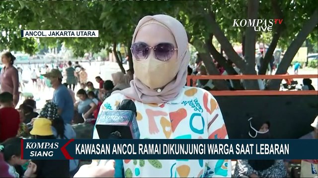 Warga Jakarta Padati Kawasan Ancol untuk Nikmati Ruang Terbuka dan Bermain Bagi Anak