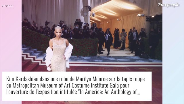 Met Gala 2022 : Kim Kardashian fait un coup d'éclat dans une robe de Marilyn Monroe, perte de poids express
