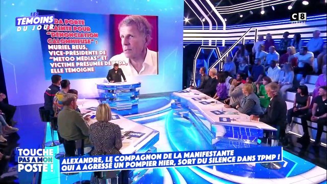 Le compagnon de la street-medic qui a agressé un pompier lors de la manifestation du 1er mai à Paris s'explique dans TPMP