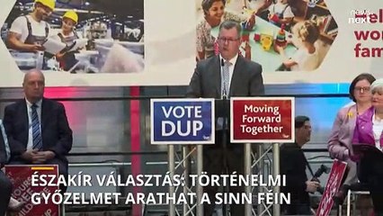 Északír választás: történelmi győzelmet arathat a Sinn Féin