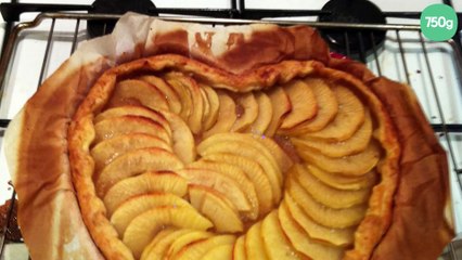 Cœur de tarte aux pommes