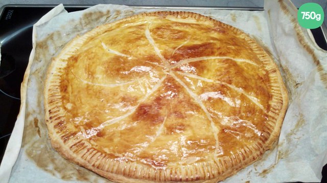 Galette des rois express peu sucrée