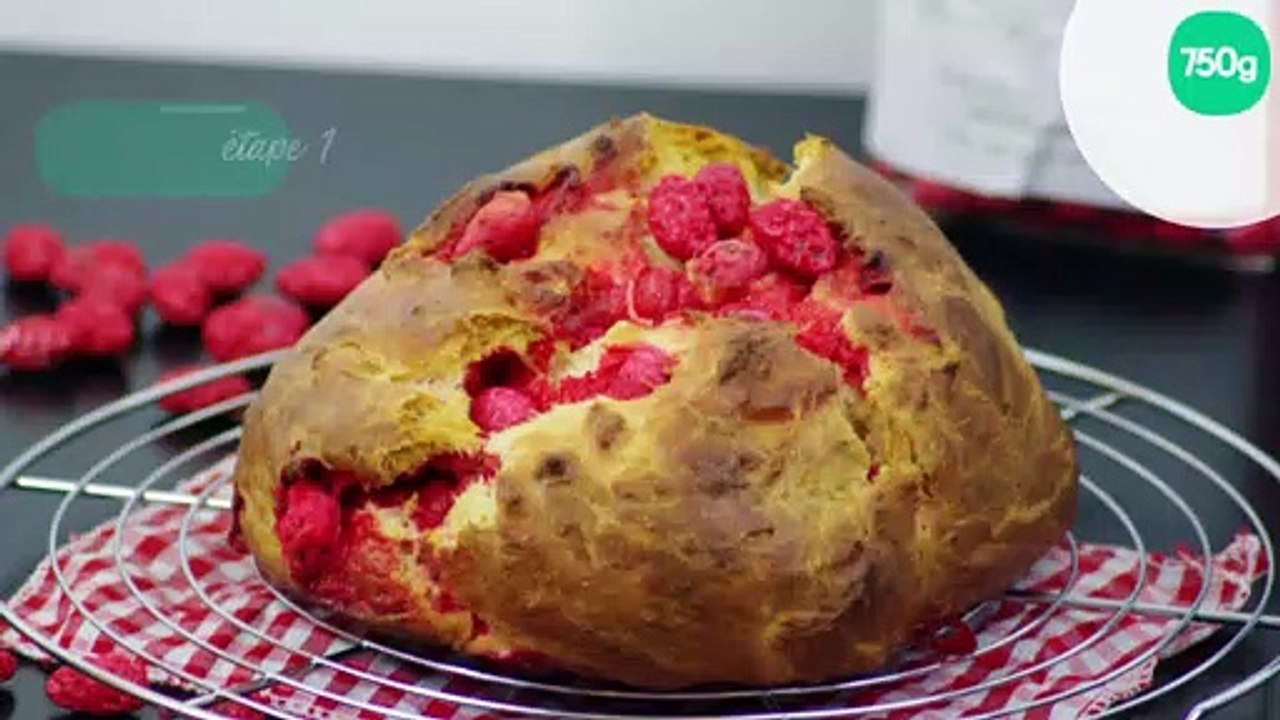 Brioche des rois aux pralines roses