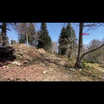 Karlar eridi tatilcilerin ayıbı ortaya çıktı