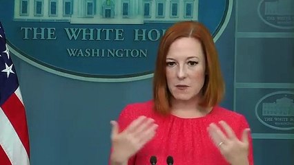 LIVE- White House briefing with Jen Psaki