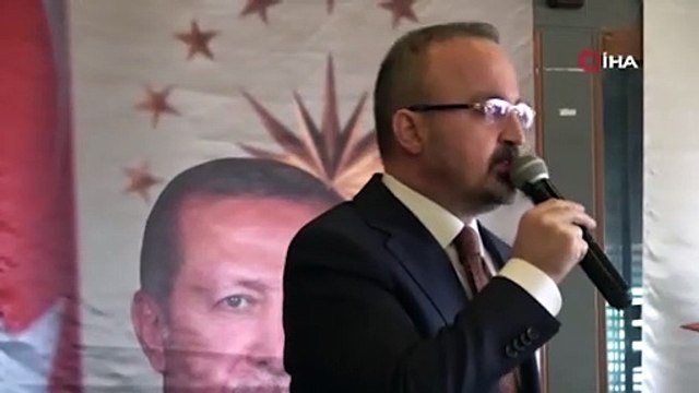 AKP'li Turan: 2023, Çanakkale'ye dünyanın en büyük köprüsünü yapanlarla köprüyü sadece polemik konusu yapıp oradan bizi denize dökeceğini düşünen dangalakların seçimi olacak