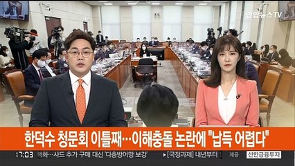 한덕수 청문회 이틀째…이해충돌 논란에 "납득 어렵다"