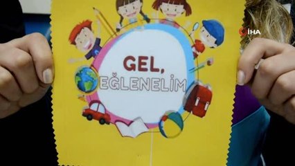 Proje öğretmenlerden, görsel sanat özel öğrencilerden