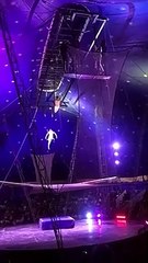 Brésil: Un trapéziste tombe en plein spectacle au cirque !