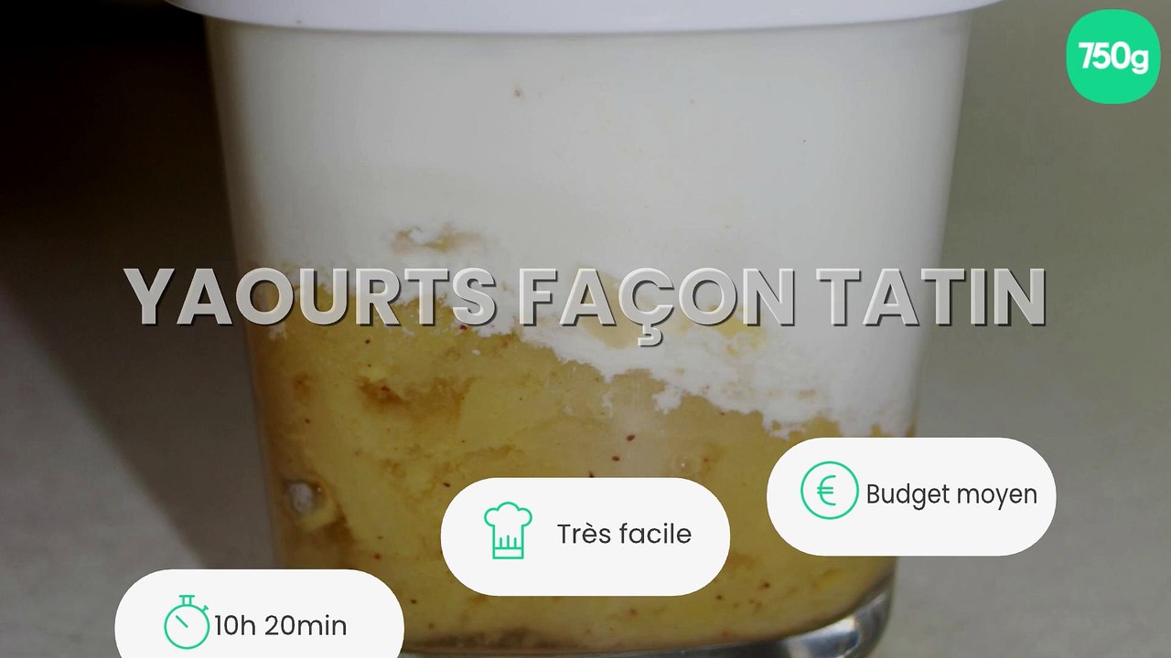 Yaourts façon tatin