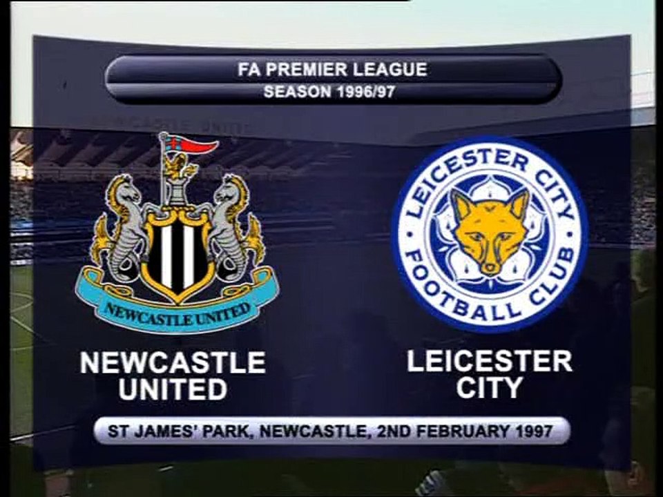 Season 1996-97 - Newcastle United vs Leicester City - 02.02.1997