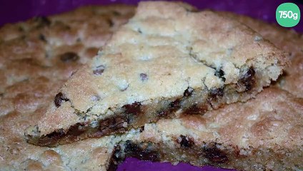 Cookies géant aux pépites de chocolat