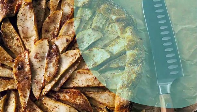 Tarte aux pommes et amandes