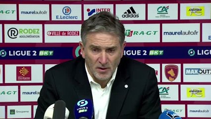36e j. - Montanier : "Très déçu de la défaite"