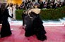 Nicki Minaj struggled to contain her cleavage with Met Gala outfit