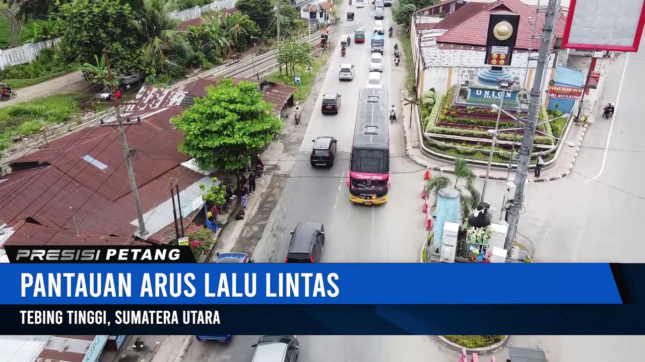 Pantauan Arus Lalu Lintas Di Tebing Tinggi, Sumatera Utara