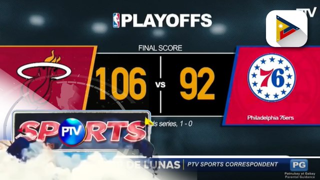 Miami, kinuha ang Game 1 ng Eastern Semis; Phoenix, pinrotektahan ang homecourt kontra Dallas
