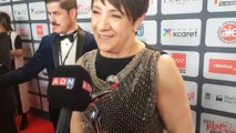 Blanca Portillo atiende a la prensa tras ganar el Premio Platino a la mejor actriz protagonista por 