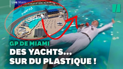 Le GP de F1 de Miami moqué pour cette marina en plastique