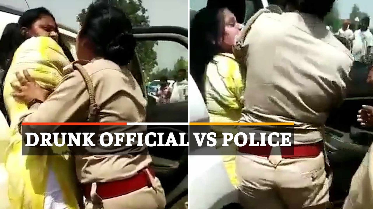 Viral Video | ‘Drunk’ Govt Official Tussles With Cop