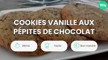 Cookies vanille aux pépites de chocolat