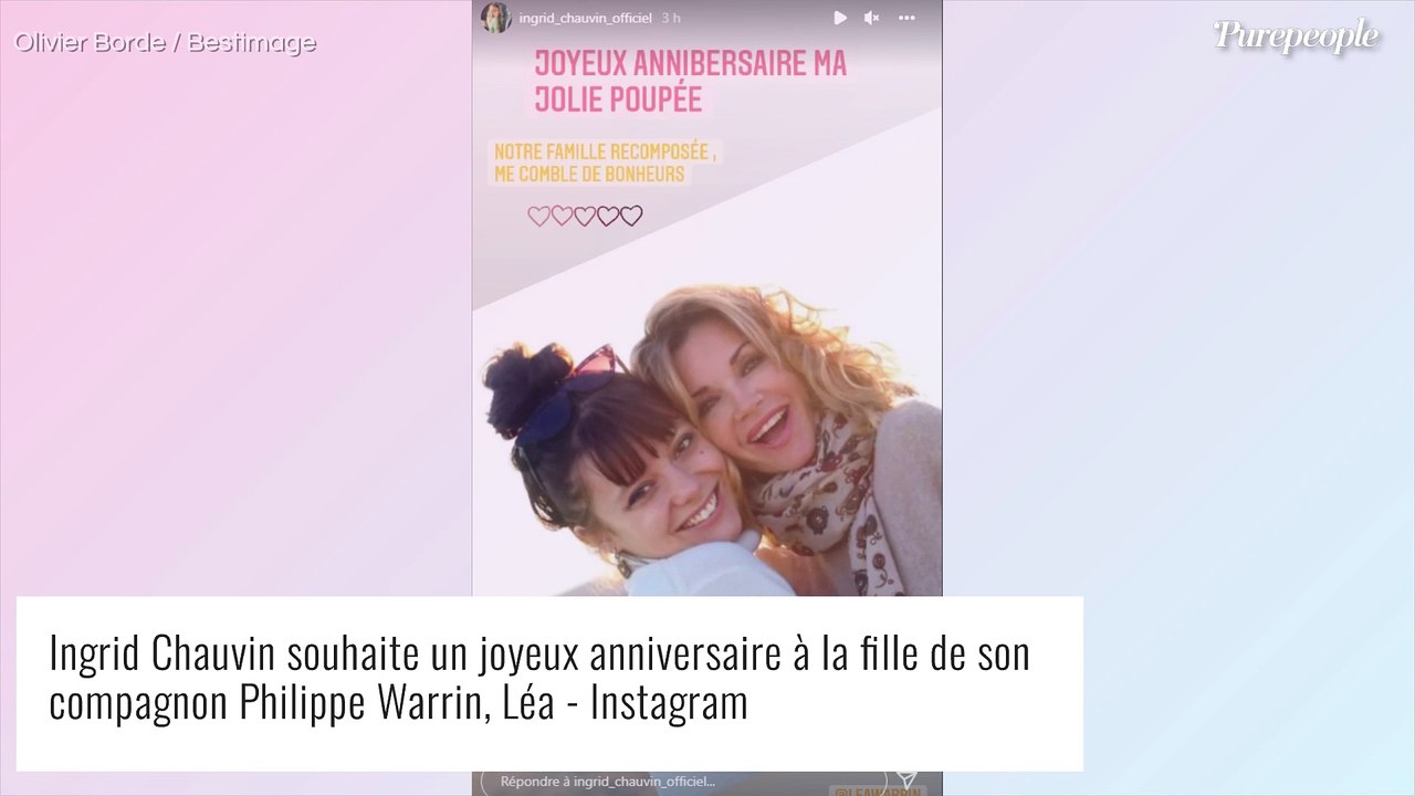 Ingrid Chauvin en couple avec Philippe Warrin : confidences sur leur grande famille recomposée