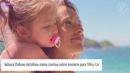 Juliana Didone detalha como contou namoro para filha e alerta: 'Não pode assustar a criança'