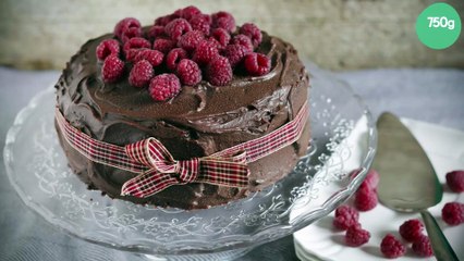 Gâteau choco-framboise