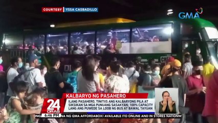 Ilang pasahero, tinitiis ang kalbaryong pila at siksikan sa mga punuang sasakyan | 24 Oras